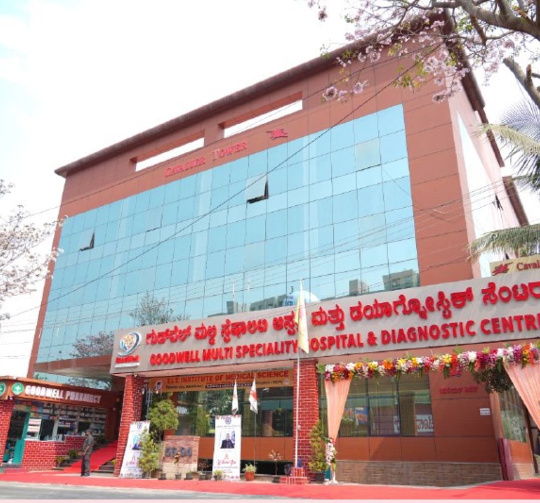 GoodWell Multi Speciality Hospital and Diagnostic Centre building and entrance